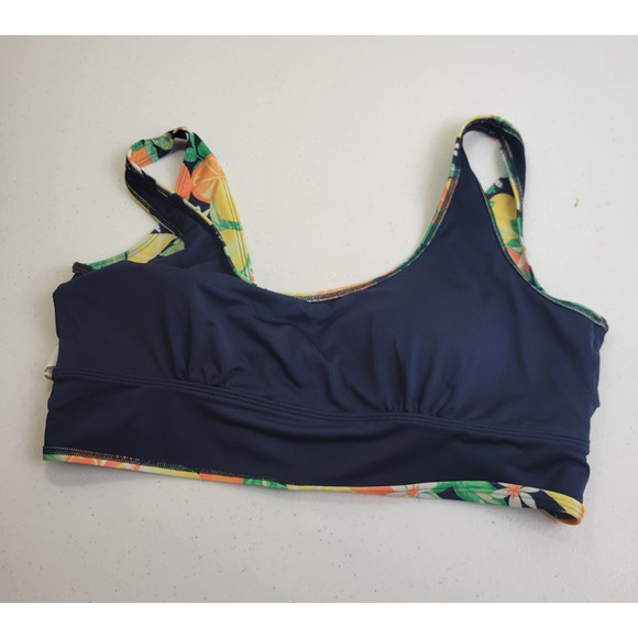 Old Navy Yellow Orange Citrus 2-Piece Bathing Suit Swim Swimsuit Women's Size XL - Picture 15 of 16